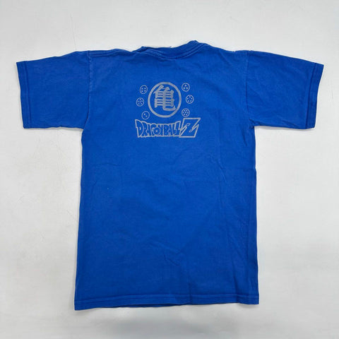 Dragon Ball Z Majin Vegeta Graphic T-Shirt Blue Thessh Sz Junior