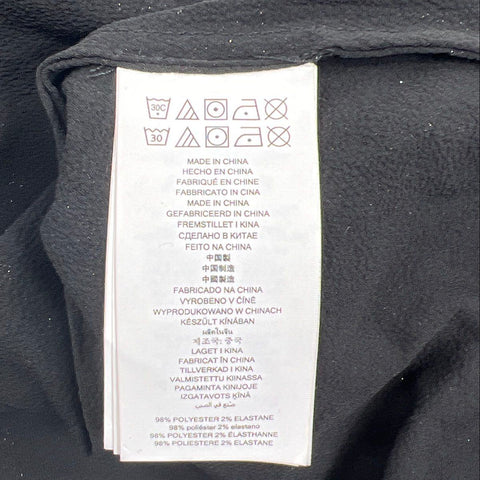 Michael Kors Women's Dress Black Gold Metallic Snake Print Smocked 2XL NWT