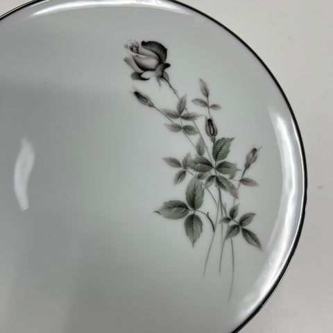 Noritake Janette 6604 Bread & Butter Plates 10pc Set Platinum Trim Vintage