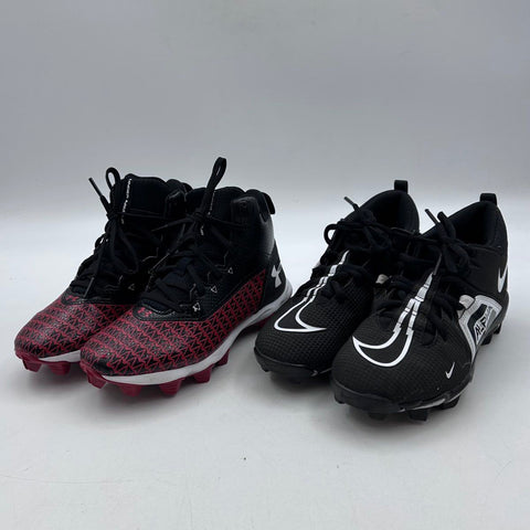 Nike Alpha & Under Armour Youth Athletic Field Cleats Lot Size 4Y 4.5Y