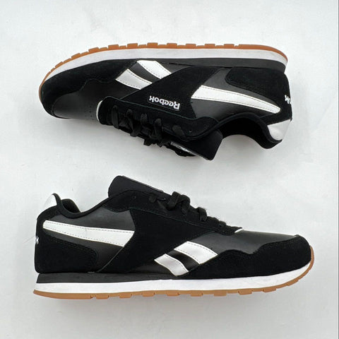 Reebok Royal Ultra Black White Gum Sole Men's Running Sneakers Size 12