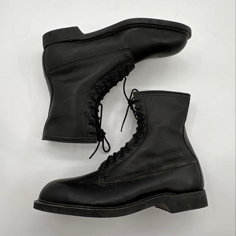 Vintage 1992 Wolverine US Military Issue Black Leather Combat Boots Size 12W