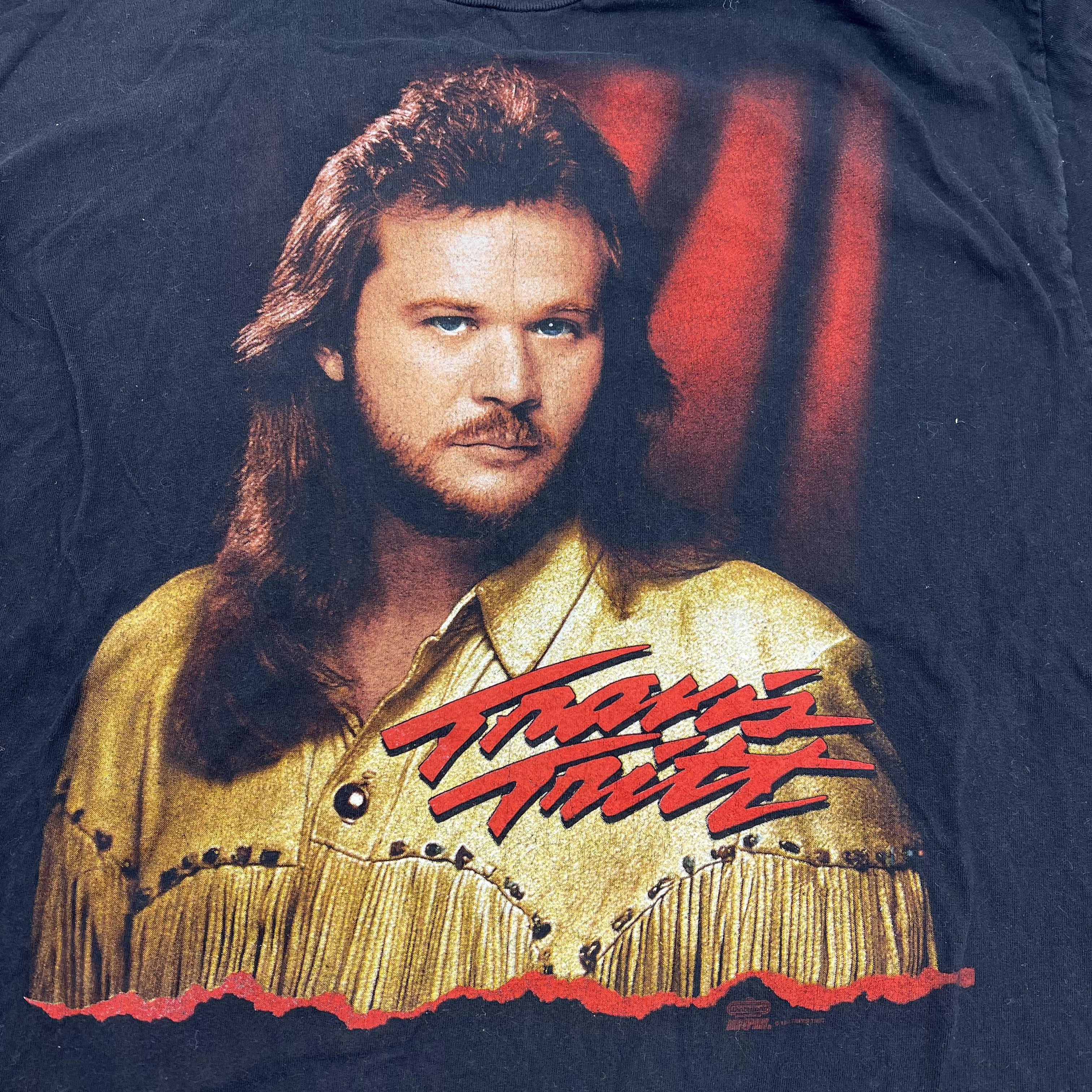Vintage 90s Travis Tritt Tour T-Shirt Single Stitch Made in USA Sz XL