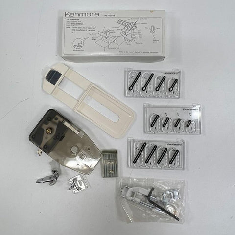 Kenmore Buttonholer Sewing Machine Attachment 213702016 w/ Templates In Box
