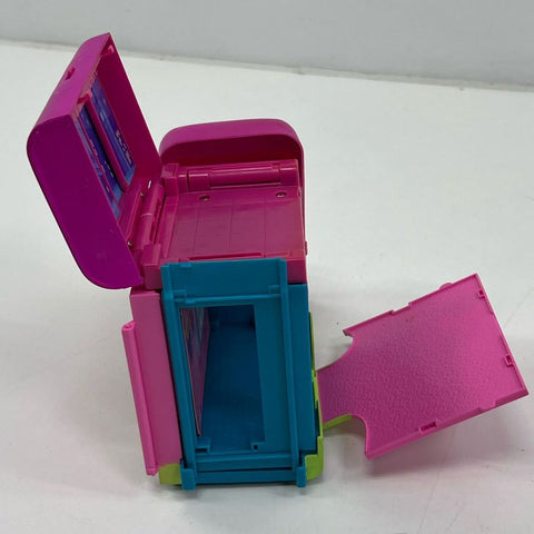 Vintage Collectible Toys Mattel Polly Pocket Triple Decker Fold Out Bus Lot
