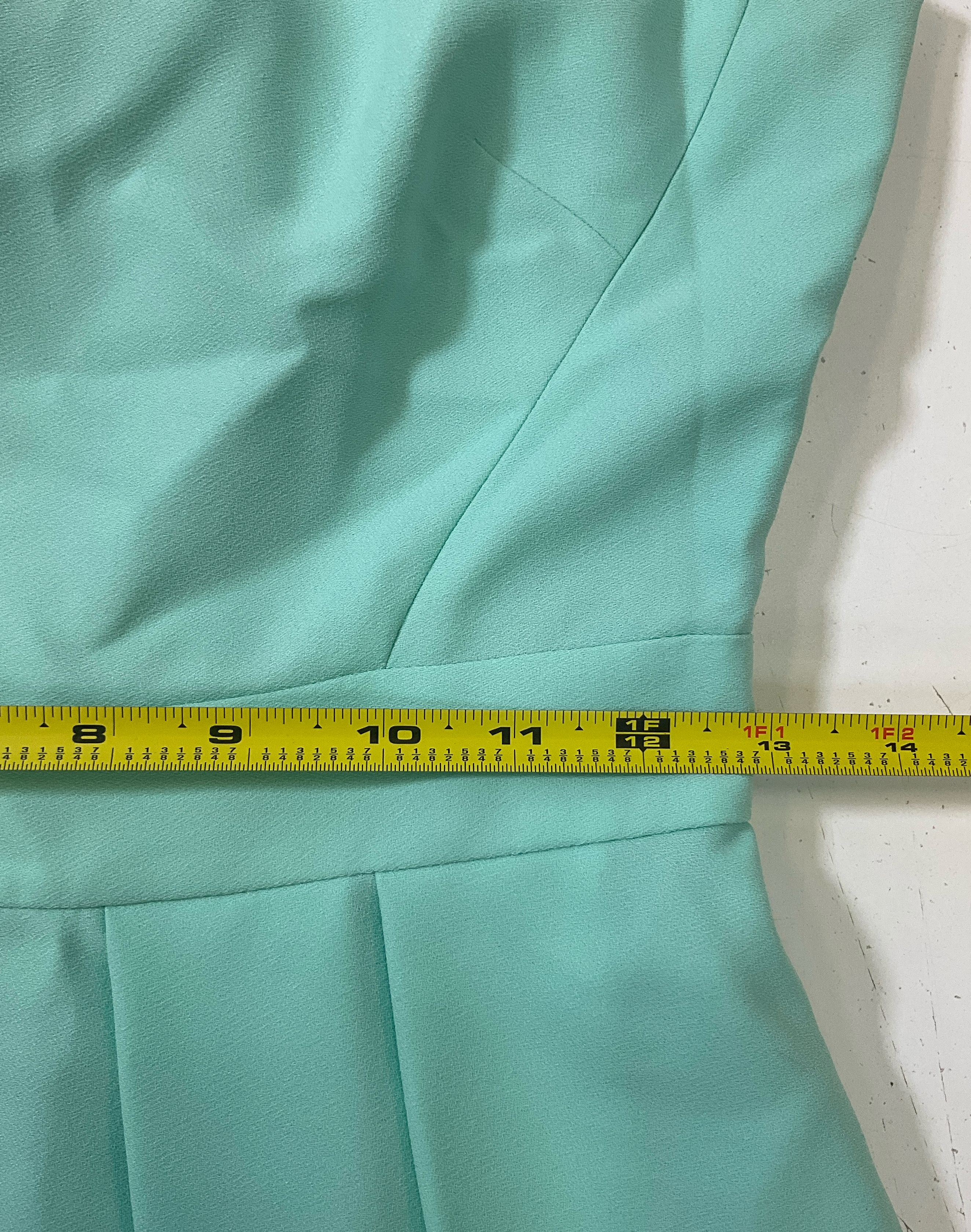 Kate Spade New York Mint Green Bow Back Dress Pleated Skirt Pockets Size 0