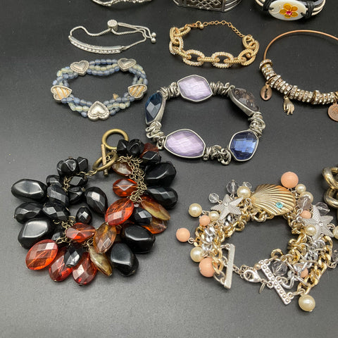 BCBGeneration Express Alex and Ani Fashion Jewelry Lot of 18 Wearable Bracelets