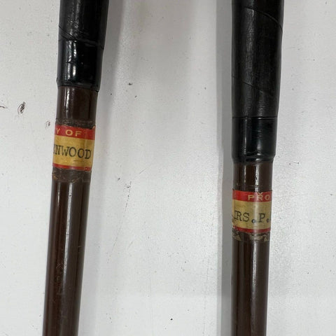 Vintage 1930s Helen Hicks Autograph H.A. Model Brassie & Spoon Golf Clubs