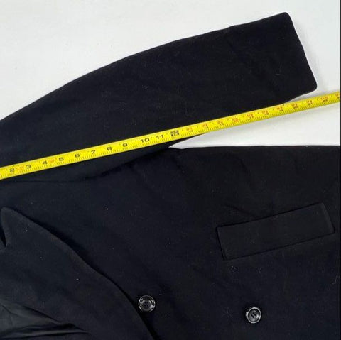 Lot of 2 Vintage 80s Pendleton Wool Double Breasted Overcoat USA Sz 10 & 12