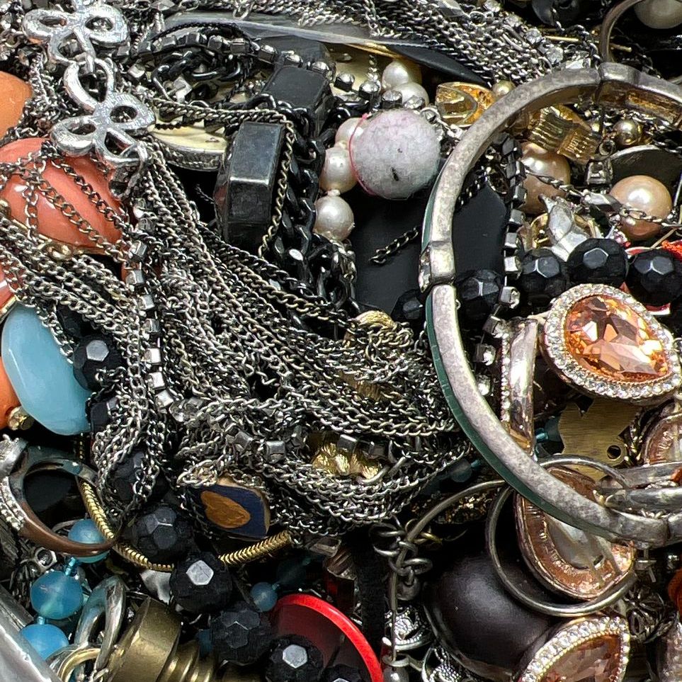 5 Lbs Broken for Craft Costume Jewelry Grab Bag