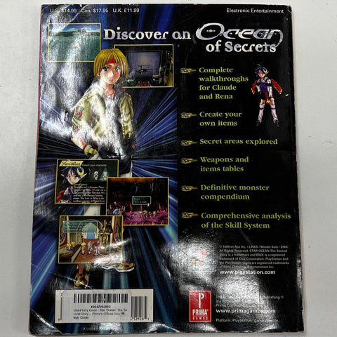 Star Ocean The Second Story PlayStation Prima Official Strategy Guide