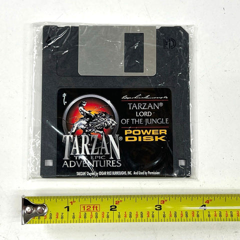 Tarzan The Epic Adventures Lord of the Jungle Power Disk PC 3.5" Floppy Sealed