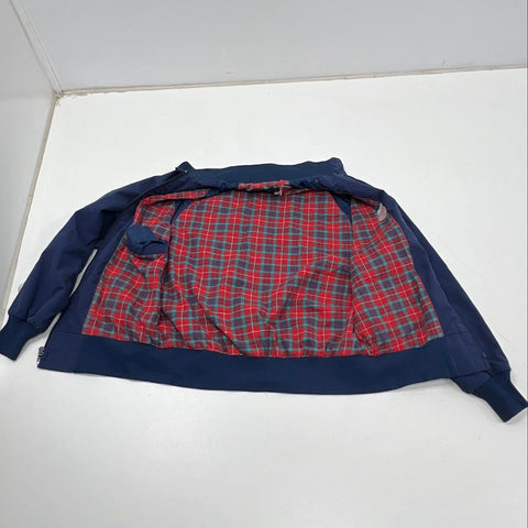 Vintage 80s Union Pacific Railroad Bomber Jacket Flannel Lined USA Made Sz S