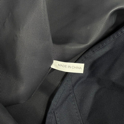 Ralph Lauren Navy Blue Travel Suit Garment Bag with Polo Wooden Hanger