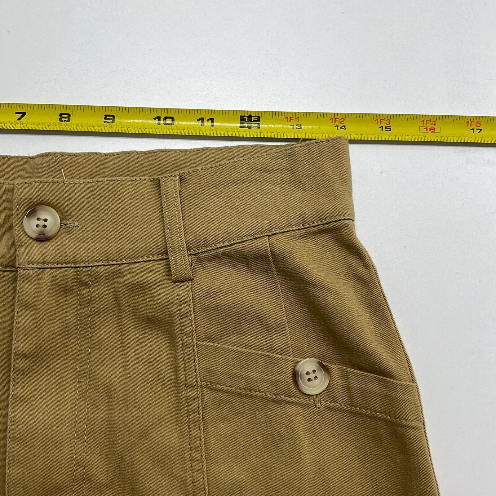 NWT Blu Pepper Women's Brown Flat Front Pockets Dress Pants Size Medium