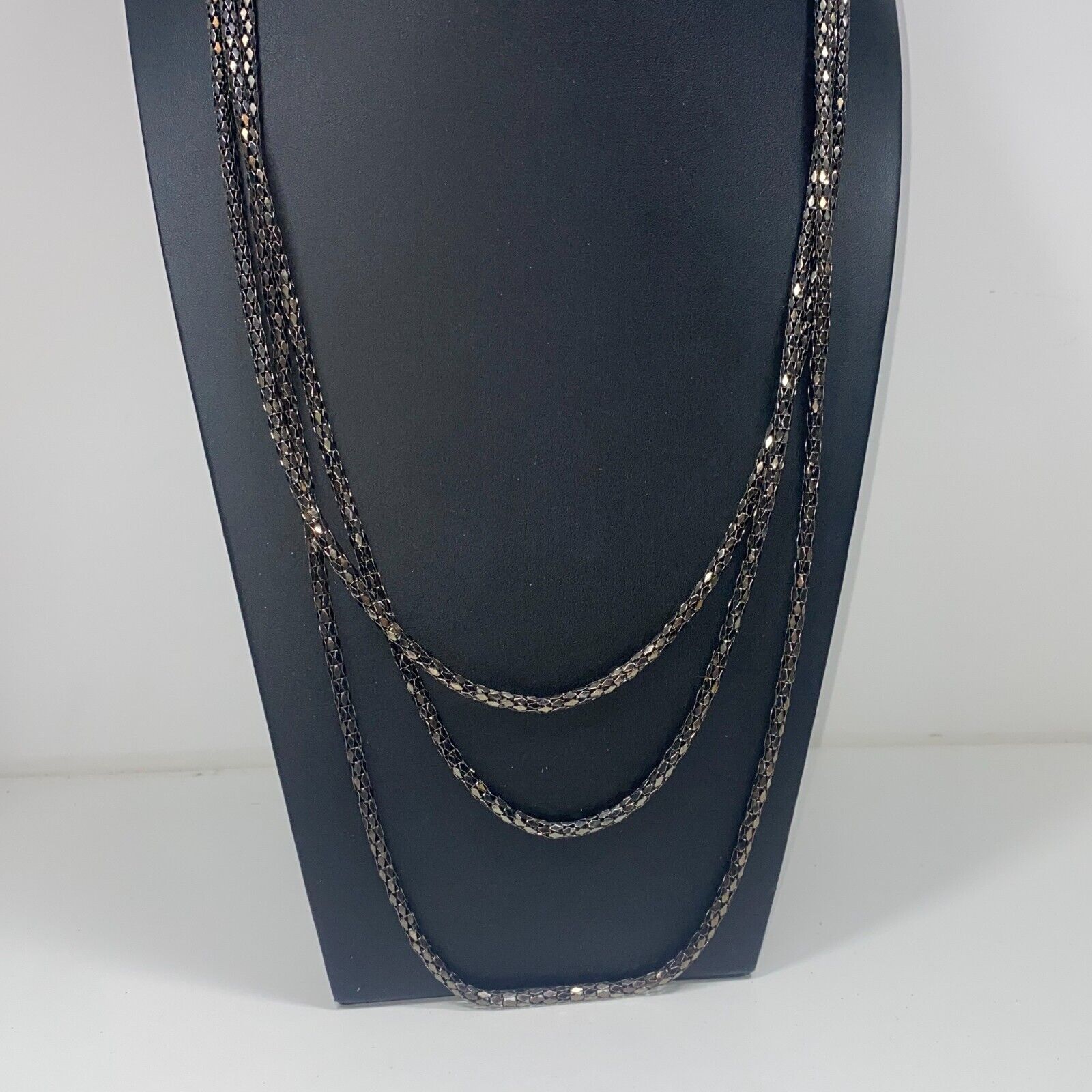 Lot Of 5 Costume Jewelry  Chain Choker Pendant Layered Necklace