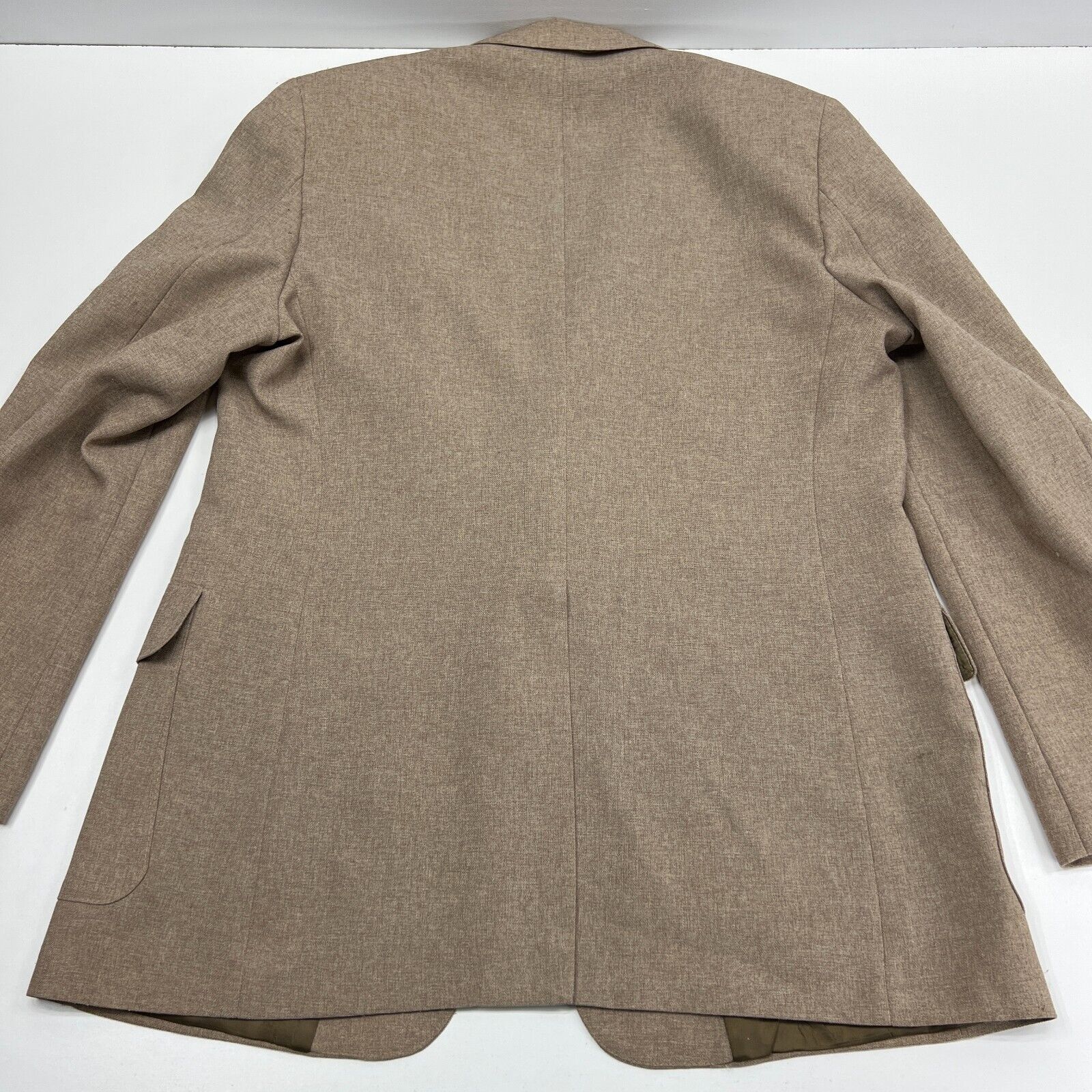 Vintage Levi's Action Suit Jacket Men's 46 Long (46L) Tan Beige Sport Coat