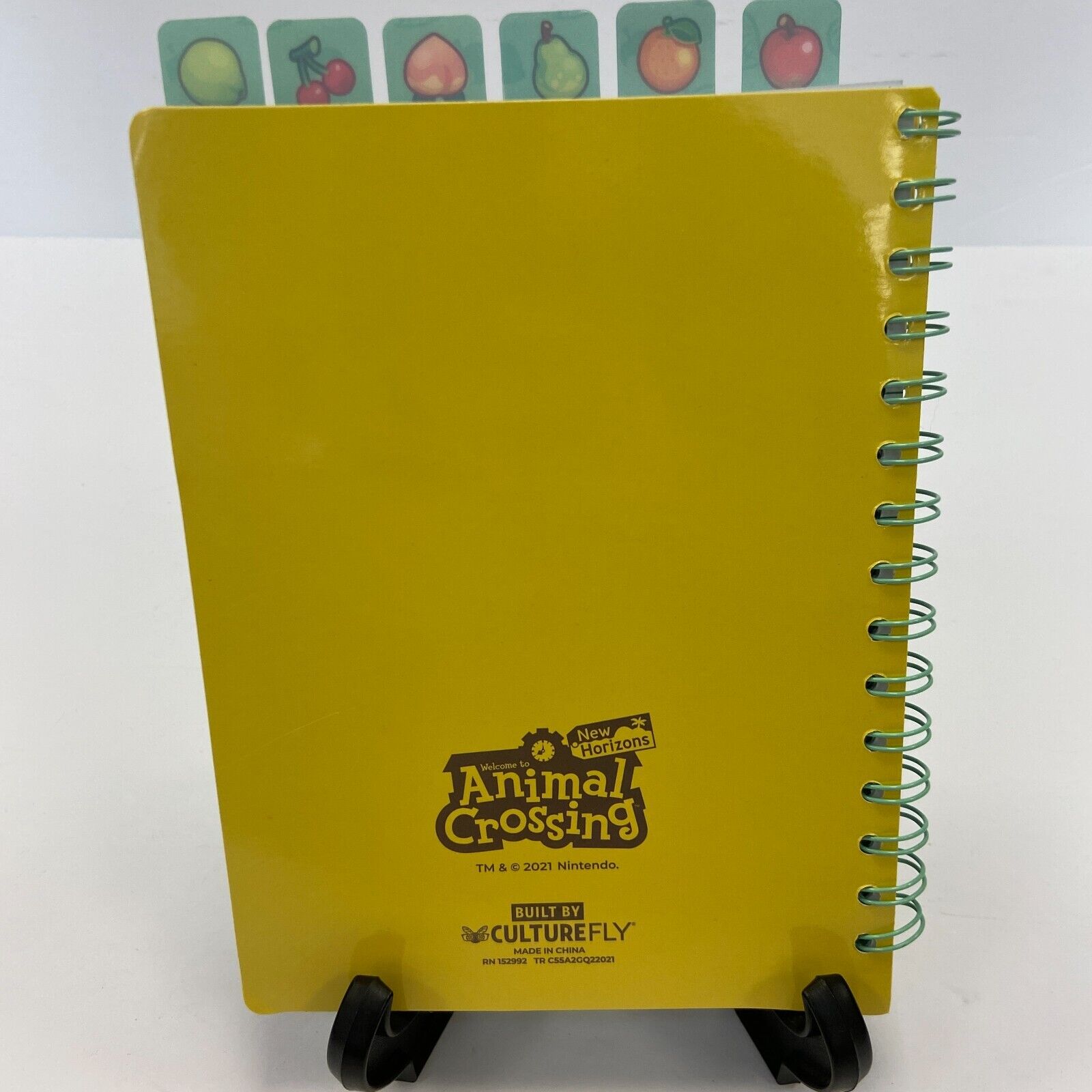 Nintendo Animal Crossing New Horizons Journal W/ Fruit Tabs 120 Pages Unused
