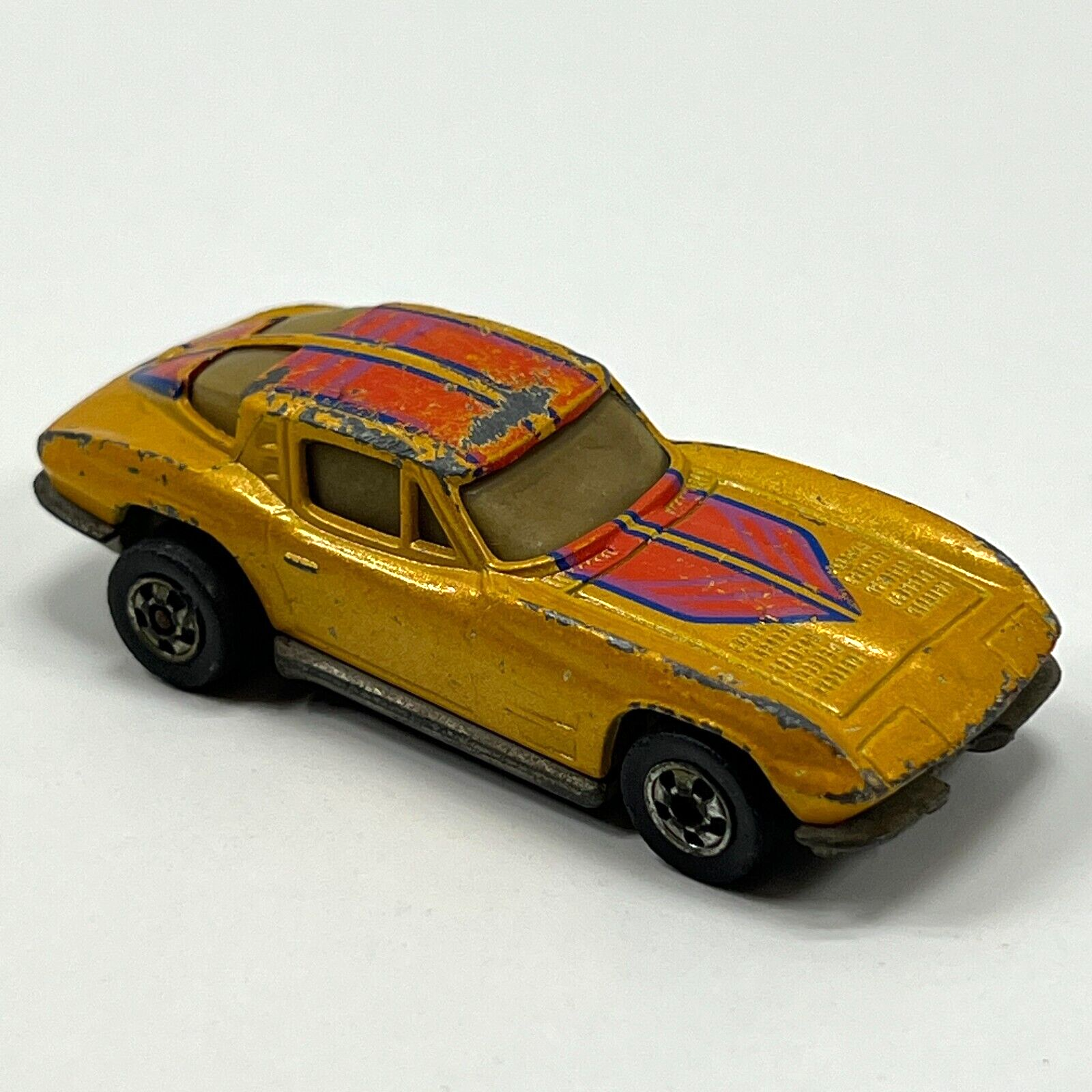 Hot Wheels Gold Corvette Split Window Hi Rakers Poor Condition 1979 Hong Kong