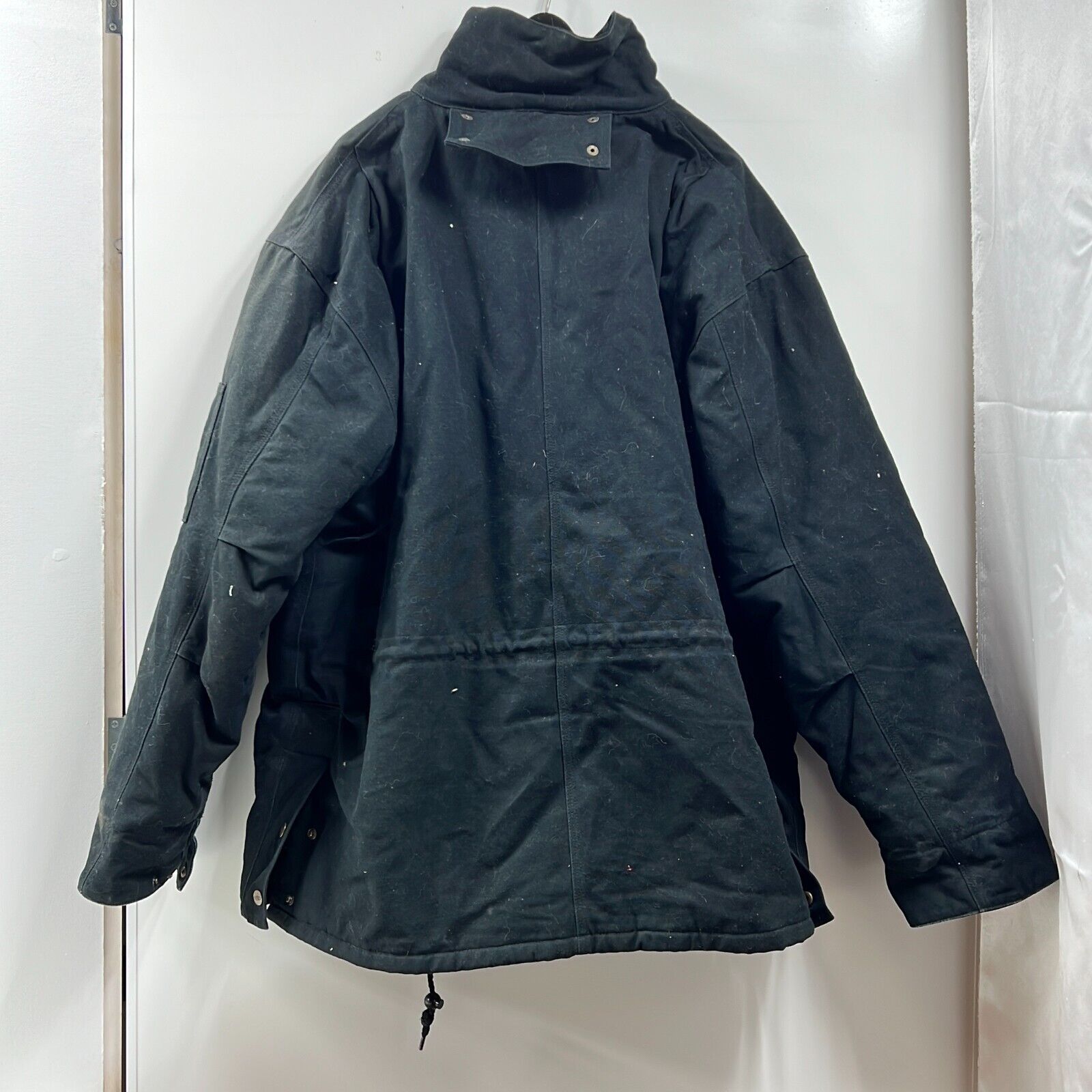 Rugged Wear Men's Black Long Sleeve Pockets Full-Zip Insulated Jacket Size 2XL