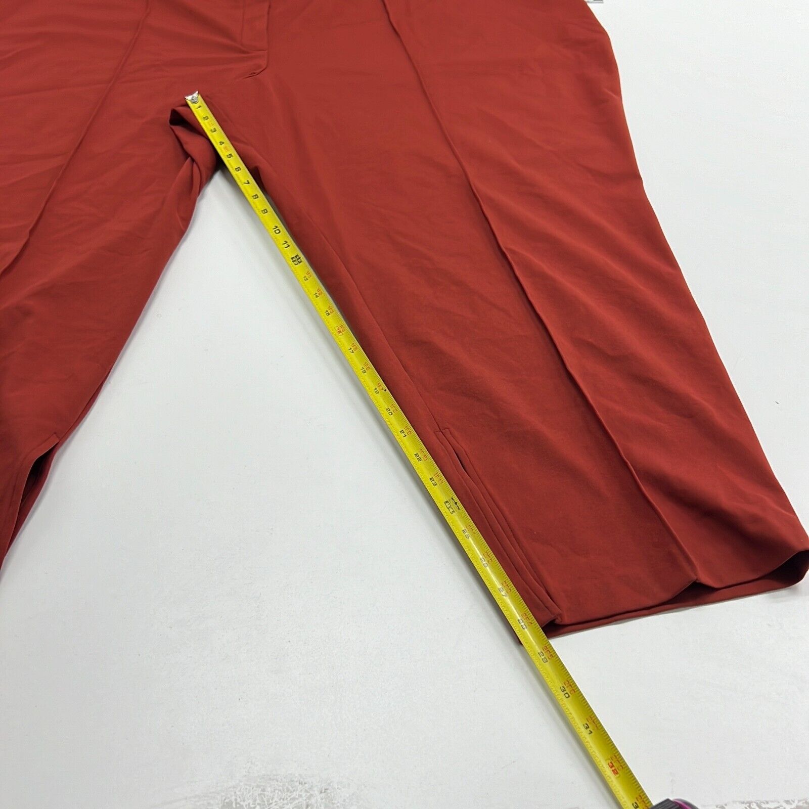 NWT Worthington Women's Orange Ultra Stretch Side Slit Trouser Pants Size 5X