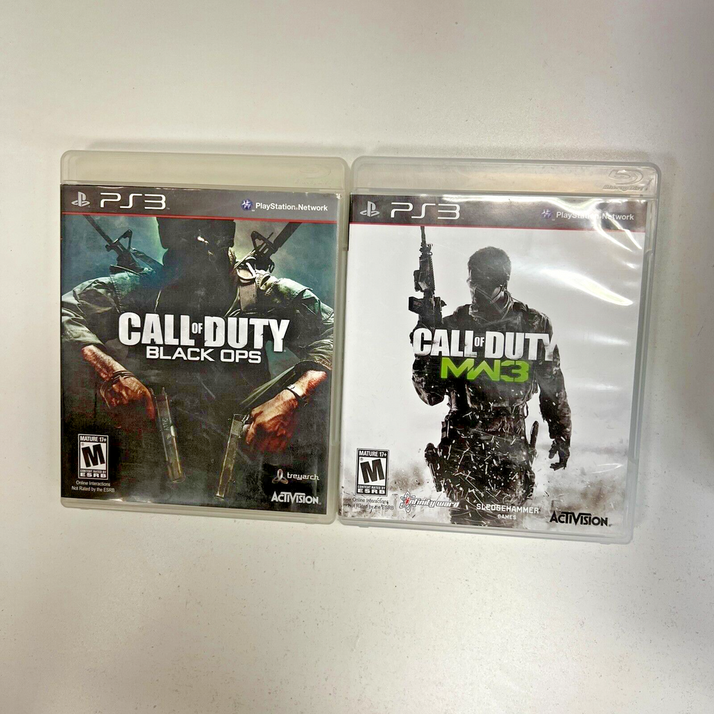 Sony PS3 Call Of Duty Black Ops and Modern Warfare 3 Games - Shop Thrift  World