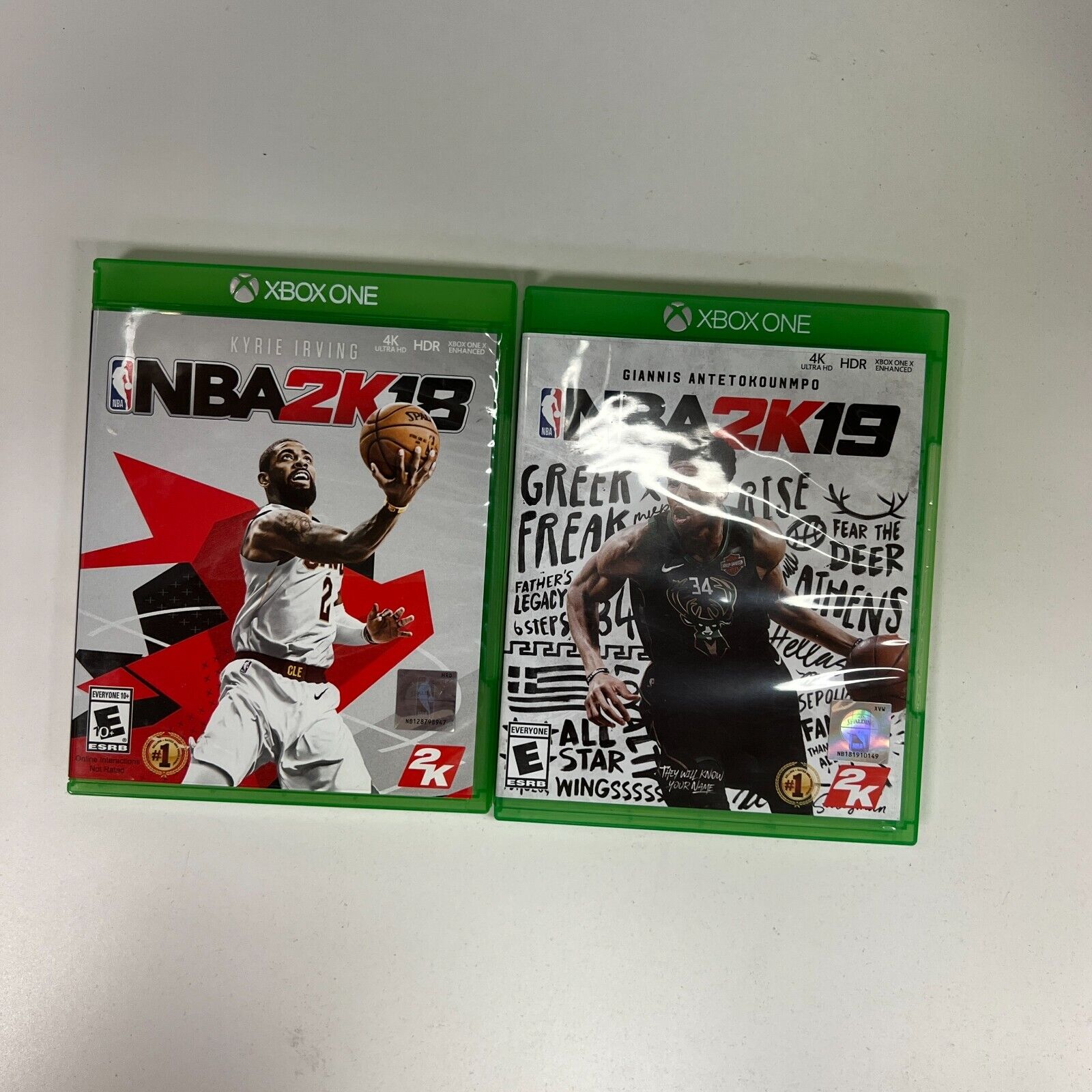 NBA 2K18 and NBA 2K19- Microsoft Xbox One Games