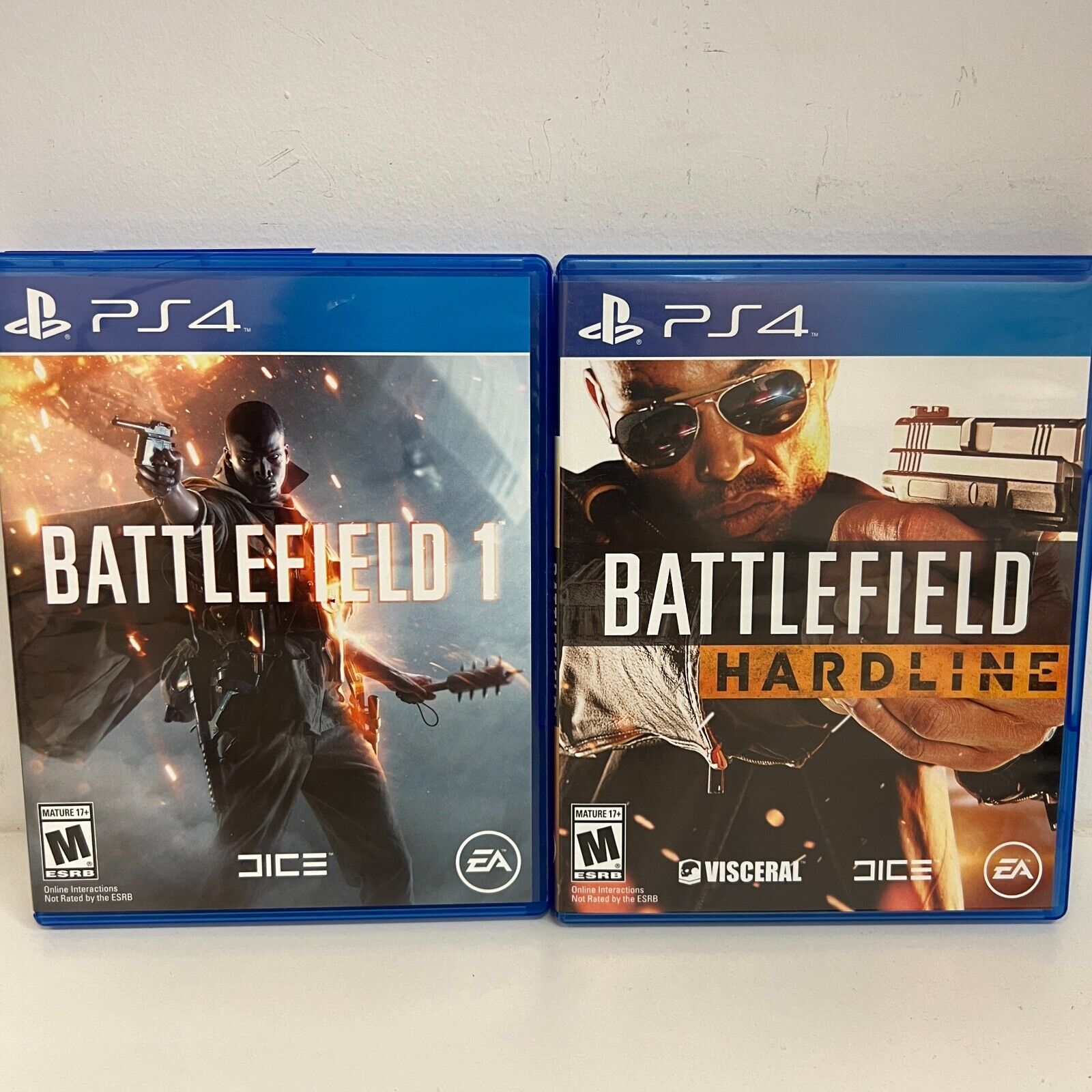 PS4 Games Battlefield 1  & Battlefield Hardline Sony Playstation 4