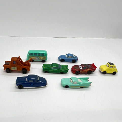 McDonalds Disney Pixar Cars Toy Car Lot 8 Vehicles Mater McQueen Luigi Sally