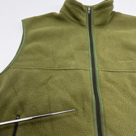 Patagonia Men's Green Synchilla Fleece Full Zip Vest Sz XL