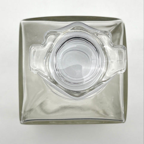 Harley Davidson Bar & Shield Logo Glass Decanter with Stopper Vintage Clear