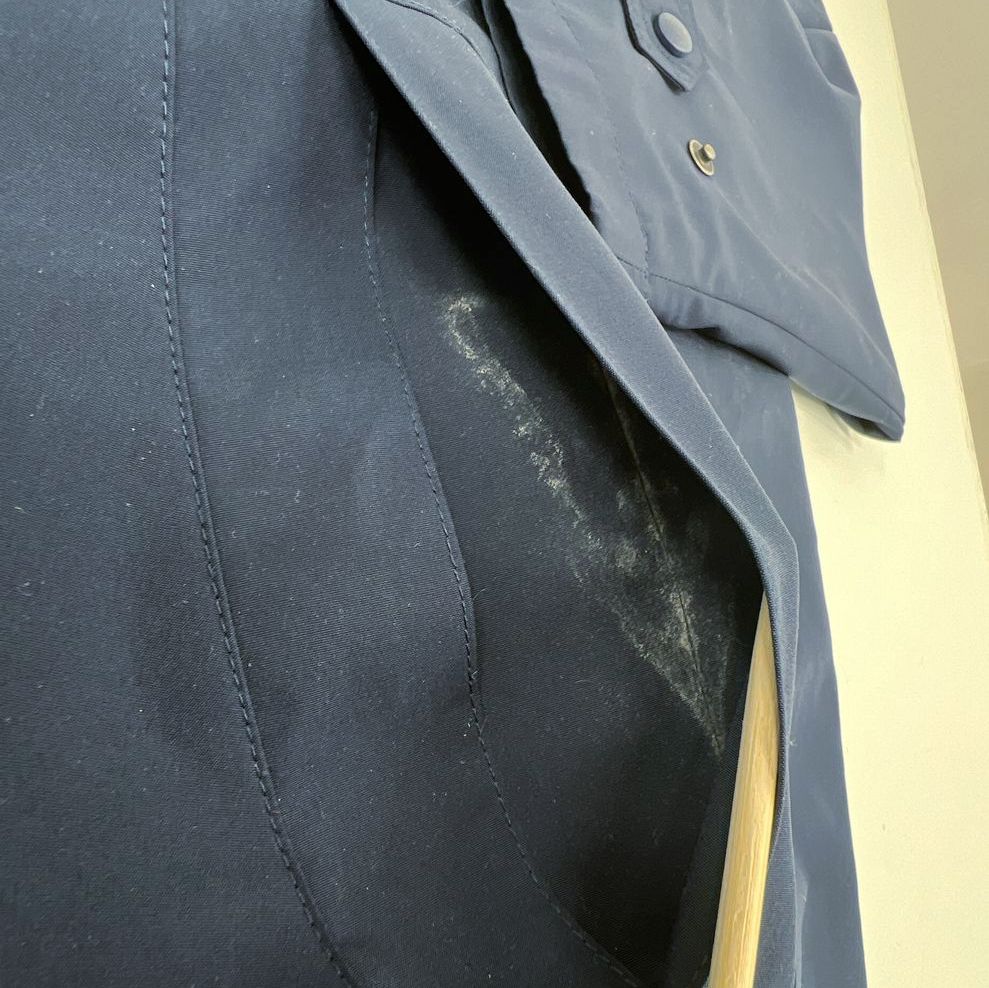 L.L.Bean Women's Polyester Hooded Rain Jacket Coat 2X Navy Blue Full Zip