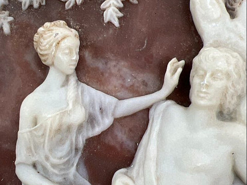 Lot of 2 Vintage Relief Wall Plates A. Santini Madonna & Gayle Bright Appleby