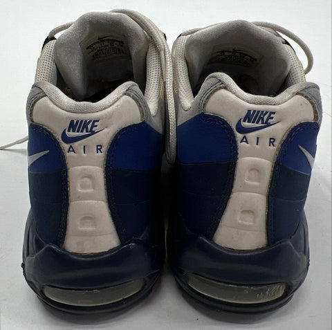 Nike Air Max 95 White Navy Blue Grey Dallas Cowboys Theme Sneakers Men's Size 12