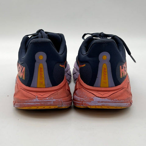 Hoka Arahi 7 Navy Purple Coral Women's Running Shoes Size 11B