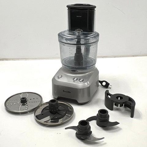 Breville 12-Cup Food Processor Silver Base With Blades For Parts Only