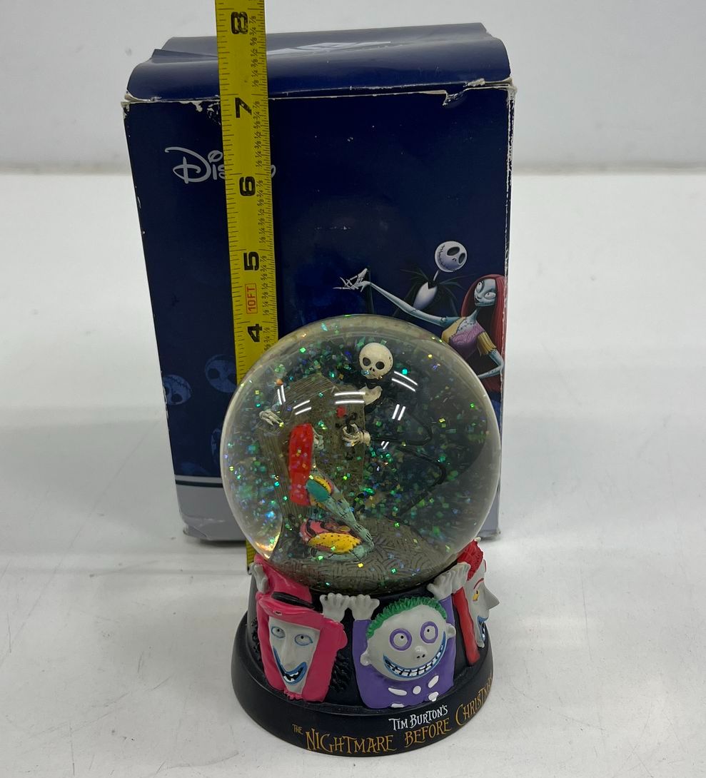 Disney Nightmare Before Christmas Snow Globe Westland Giftware Jack Sally #25205