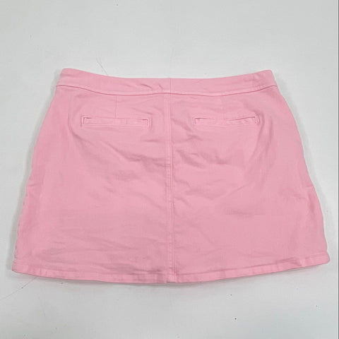 Lilly Pulitzer Women's Pink Mini Skort Stretch Twill A-Line Size 10