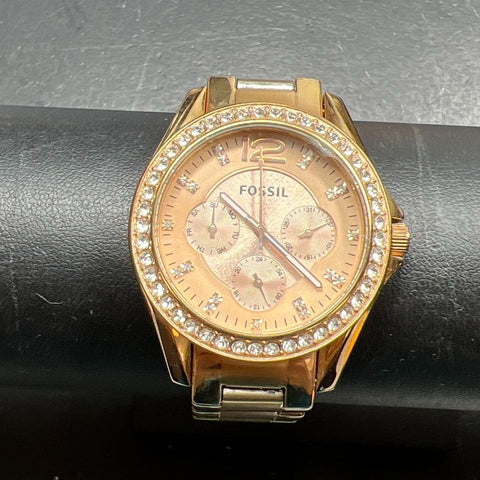 Fossil ES2811 Date Analog Wristwatch New Battery