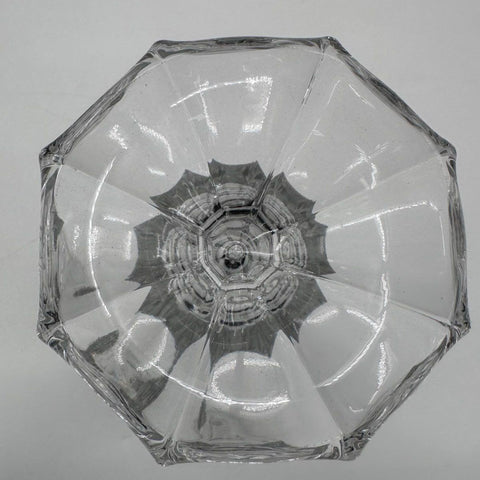 Pressed Glass Coin Glass Covered Vase Crystal 13 In 1887 Eagle Liberty Bell
