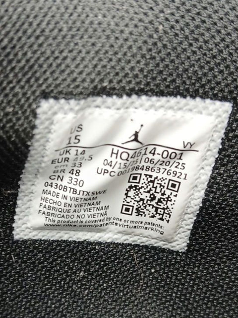 Nike Jordan Tatum 2 Black White University Red Basketball Shoes Size 15