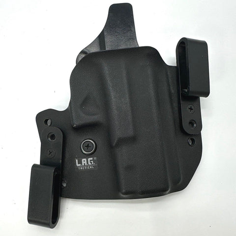 Gun Holster Lot Galco L.A.G. Tactical Tulster 3 Pieces Black Kydex Leather