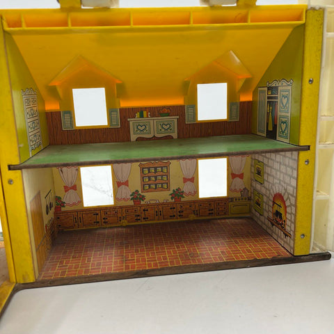 Vintage 1970s Fisher-Price Play Family House #952 Little People Dollhouse