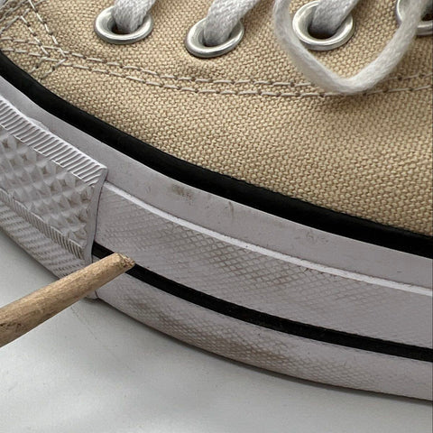 Converse Chuck Taylor All Star Lift Platform Low Top Beige Women's Size 7.5
