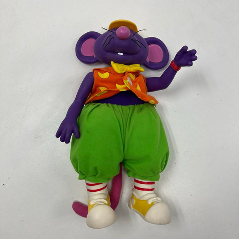Vintage 1996 Bananas in Pajamas Rat in a Hat Purple Figure Doll Toy ABC TV