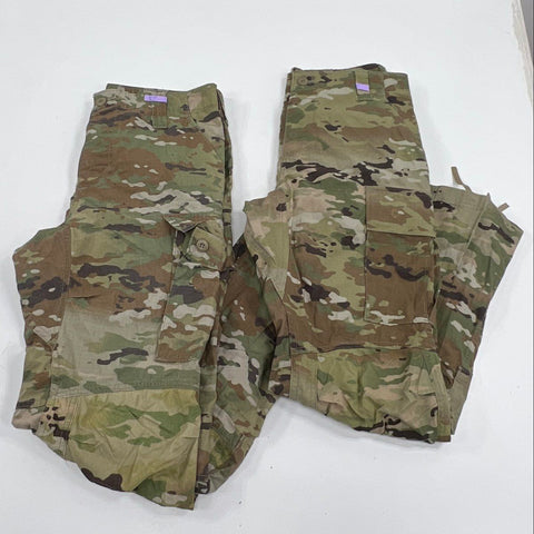 Lot of 2 USGI Army ACU OCP Camo Combat Cargo Pants Trousers Men's Sz M-R