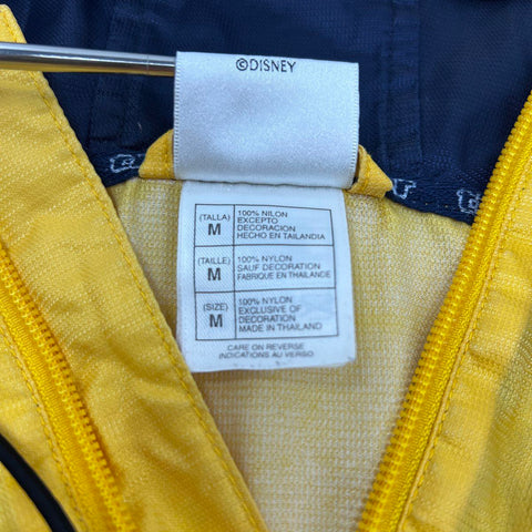 Vintage 90s Disney Store Tigger Anorak Windbreaker Jacket Yellow Navy Sz M