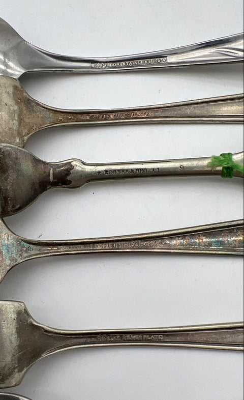 Assorted Flatware Lot Rogers Oneida International Silver Plate Stainless 24pc