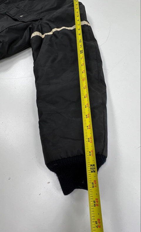 Vintage 70s Vulture Logo Padded Insulated Jumpsuit Snowsuit Coveralls Sz L