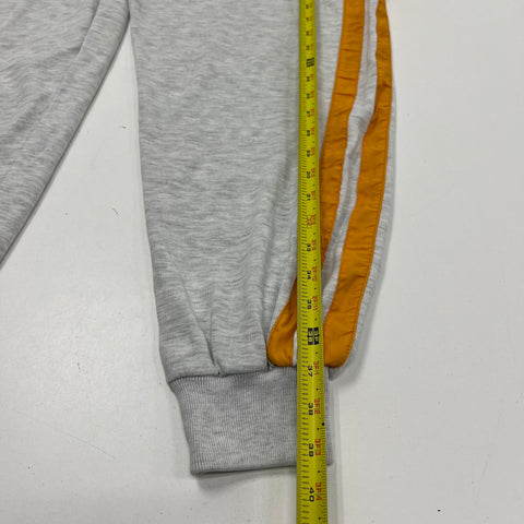Nike Gray Orange Cross Training Lace Up Side Stripe Joggers Pants Women's L